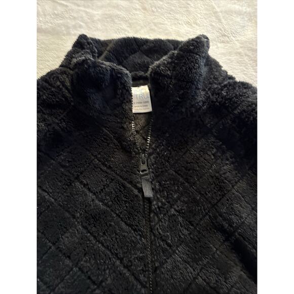 Time And Tru womens Black fleece vest , Size XXL - Picture 2 of 4
